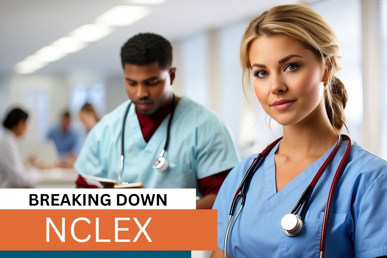 Test Banks and Study Guides for Nursing Students on topics such as NCLEX-RN, Breaking Down NCLEX: Tips and Tricks for a Successful Exam Day